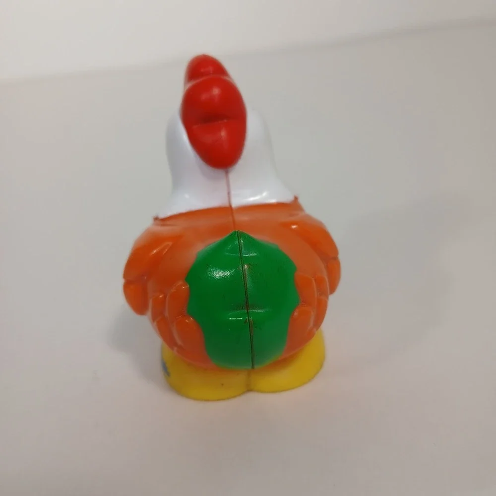 Fisher Price Little People Cow Chicken & Farmer - Farm Animal Lot Of 3